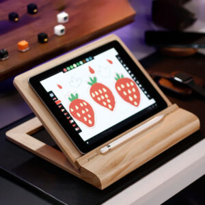Solid Wood Smart Tablet and Phone Stand