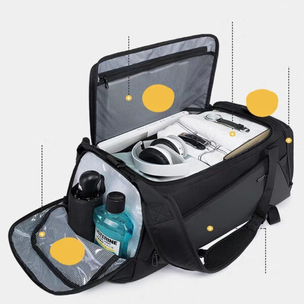 Multifunctional Sports Travel Backpack and Handbag