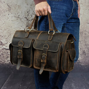 Crazy Horse Leather Handbag or Shoulder Bag , Genuine Leather Bag