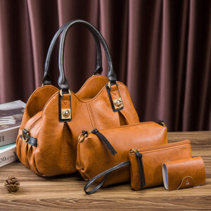 Four Piece Large Capacity Women's Handbags , Gift Set Women's Handbags