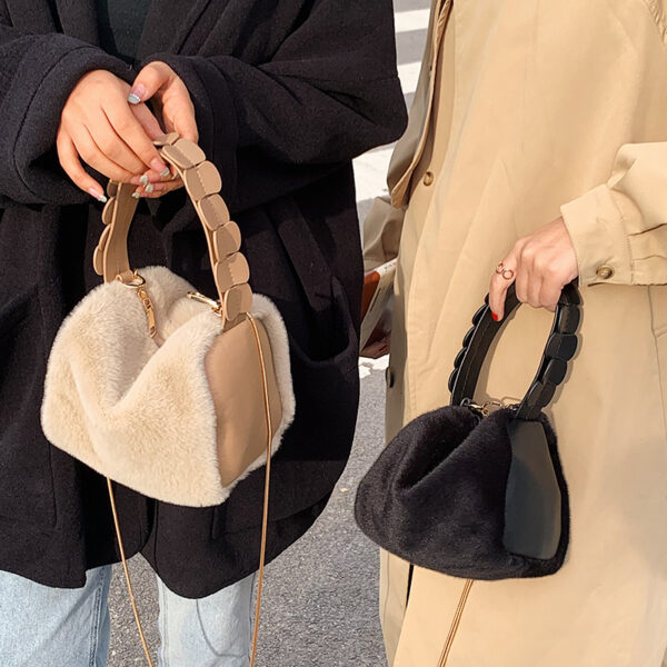 Furry Autumn and Winter Mini Shoulder Bag Hand Bag