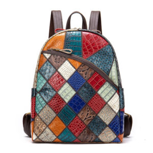 Women's Retro Leather Backpack Women's Gift Leather Backpack