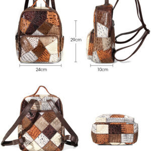 Women's Vintage Ethnic Leather Backpack Women's Gift Leather Backpack