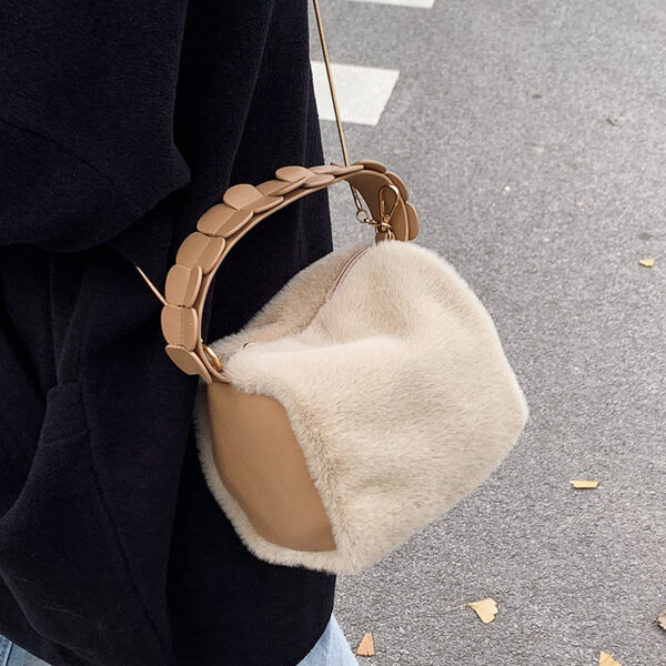 Furry Autumn and Winter Mini Shoulder Bag Hand Bag